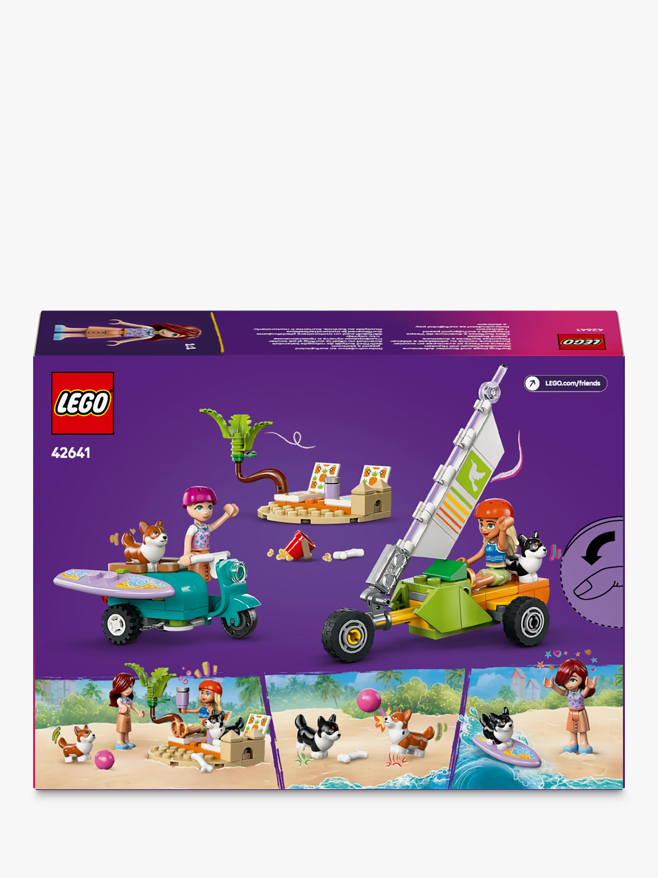 LEGO Friends Surfing Dogs Adventure Building Kit Box, UK version
