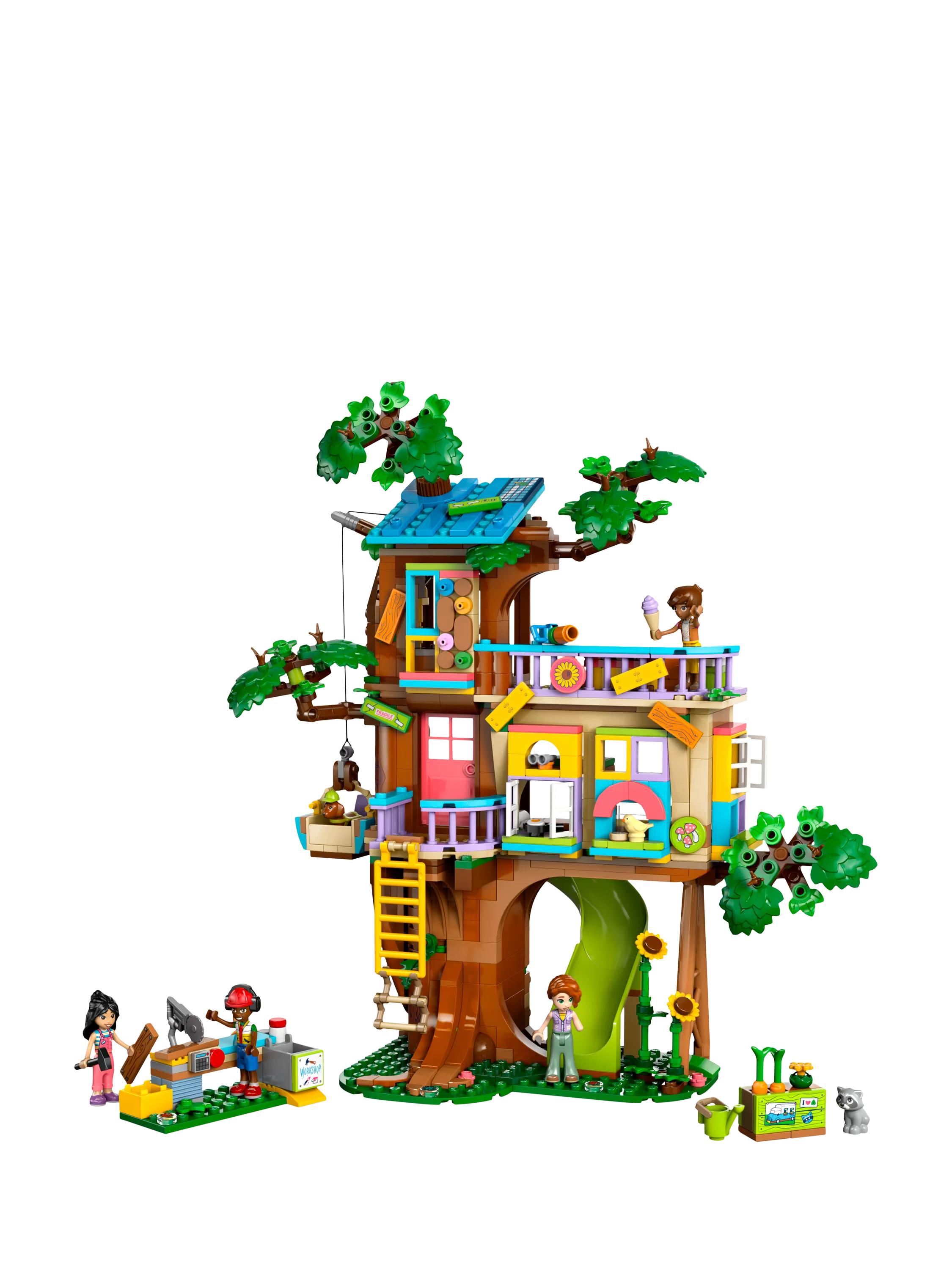 LEGO Friends Friendship Tree House Hangout 701-piece construction set for age 8+, imported from the UK