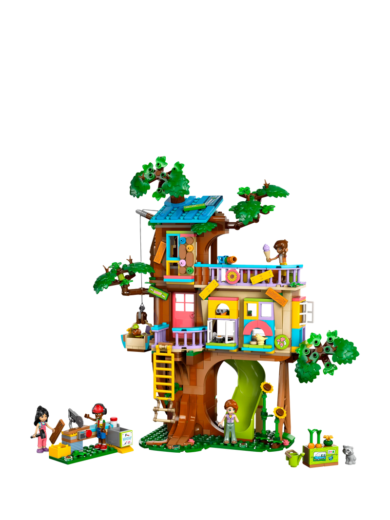 LEGO Friends Friendship Tree House Hangout 701-piece construction set for age 8+, imported from the UK