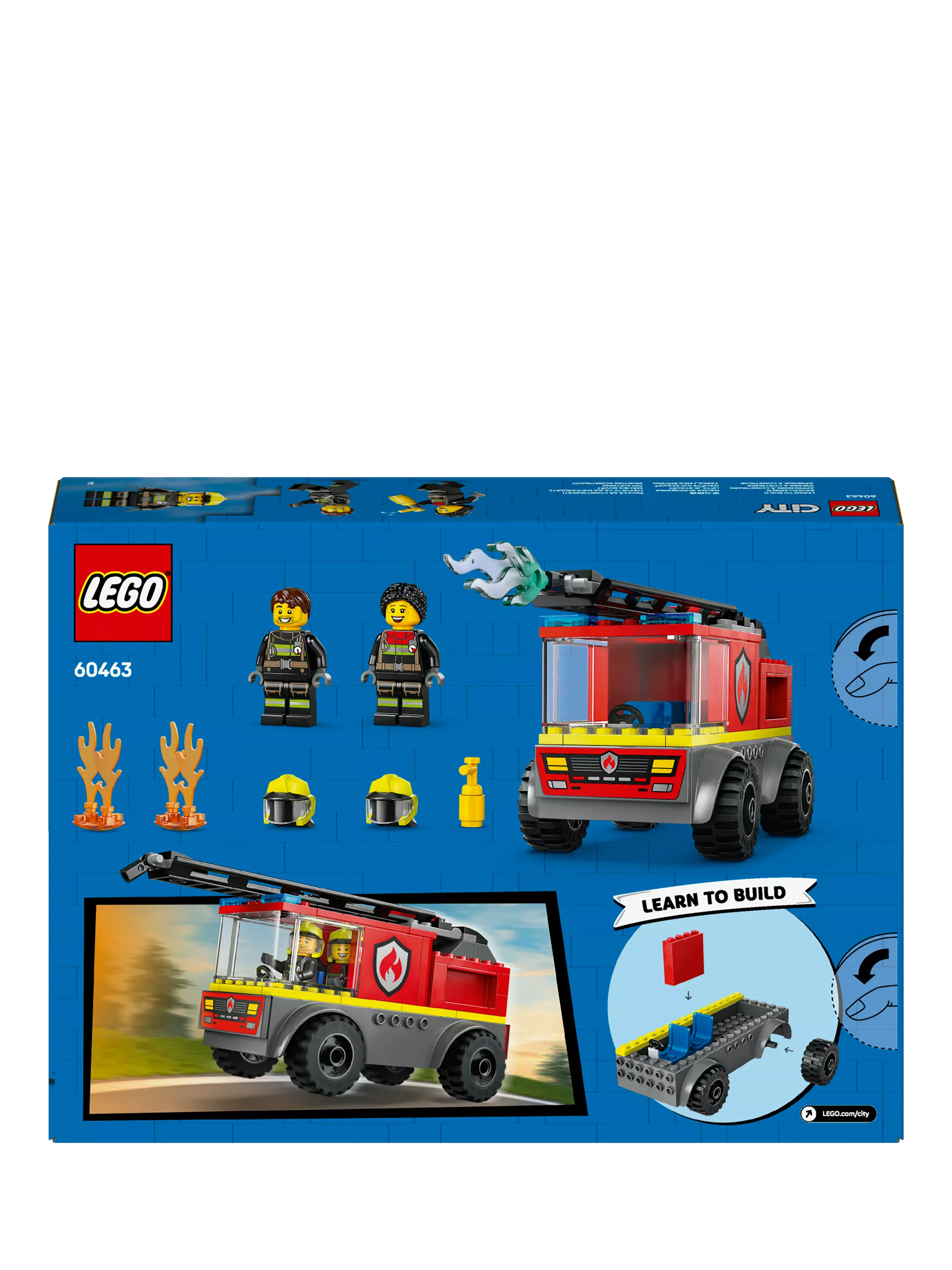 LEGO City Fire Engine with Ladder firefighter toy, UK version