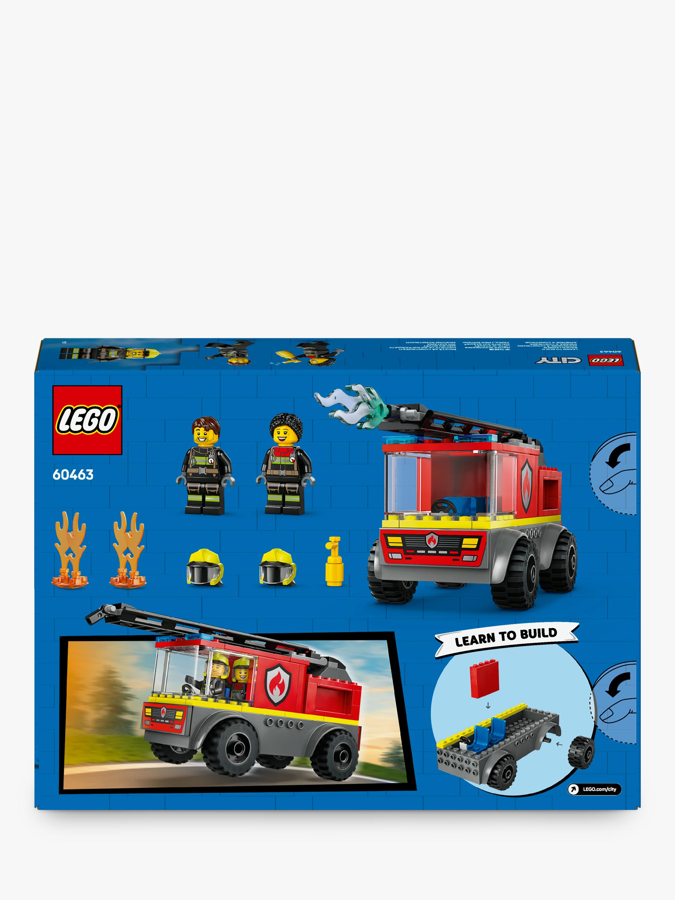 LEGO City Fire Engine with Ladder firefighter toy, UK version