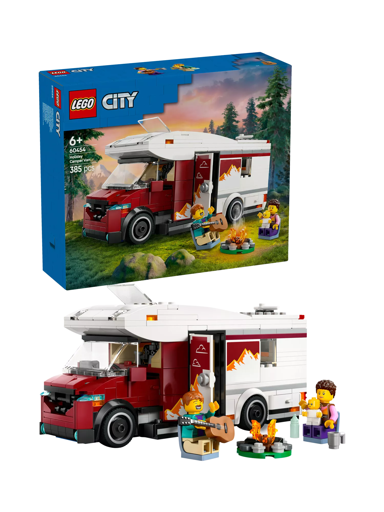 LEGO City Holiday Camper Van construction set 385 pieces, UK version