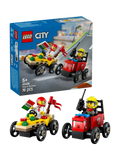 LEGO City Pizza vs Fire Truck Race Car Pack 60458, UK version