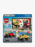 LEGO City Pizza vs Fire Truck Race Car Pack 60458, UK version