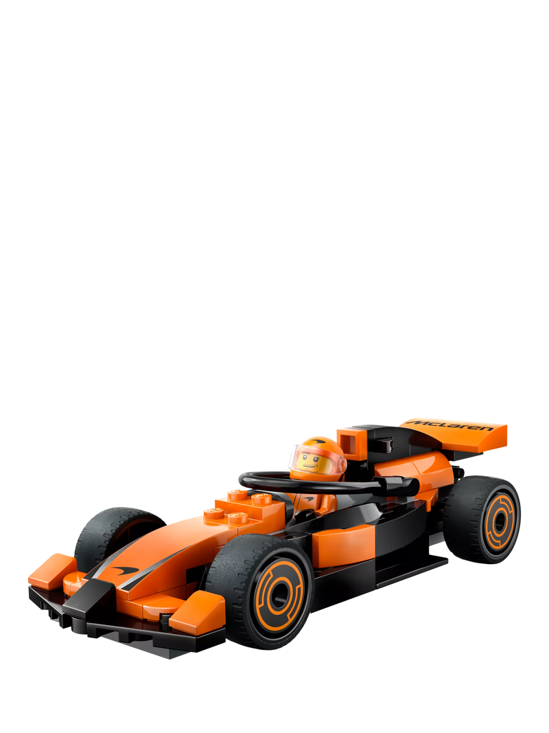 LEGO F1 Driver with McLaren Race Car toy playset, UK version