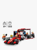 LEGO City F1 Pit Stop with Ferrari car set, imported from the UK