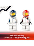 LEGO F1 Williams Racing & Haas F1 race car set, UK version
