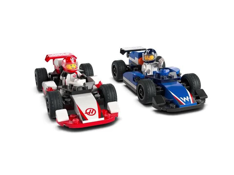 LEGO F1 Williams Racing & Haas F1 race car set, UK version