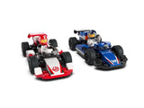 LEGO F1 Williams Racing & Haas F1 race car set, UK version