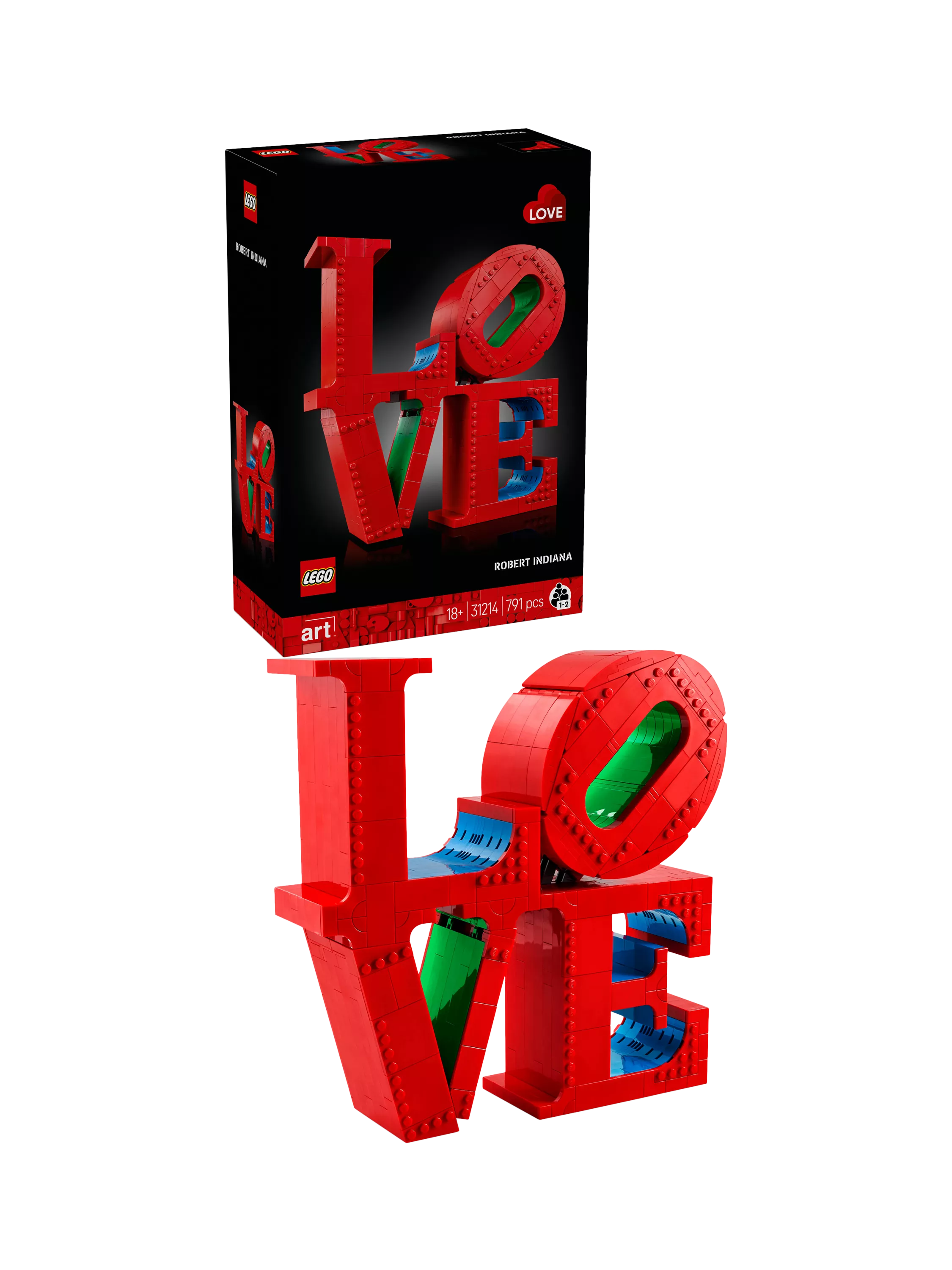 LEGO Art LOVE building set 791 pieces, UK version