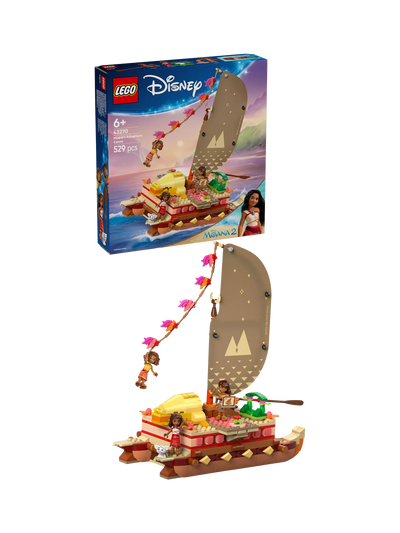LEGO Disney Princess Moana's Adventure Canoe Building Playset