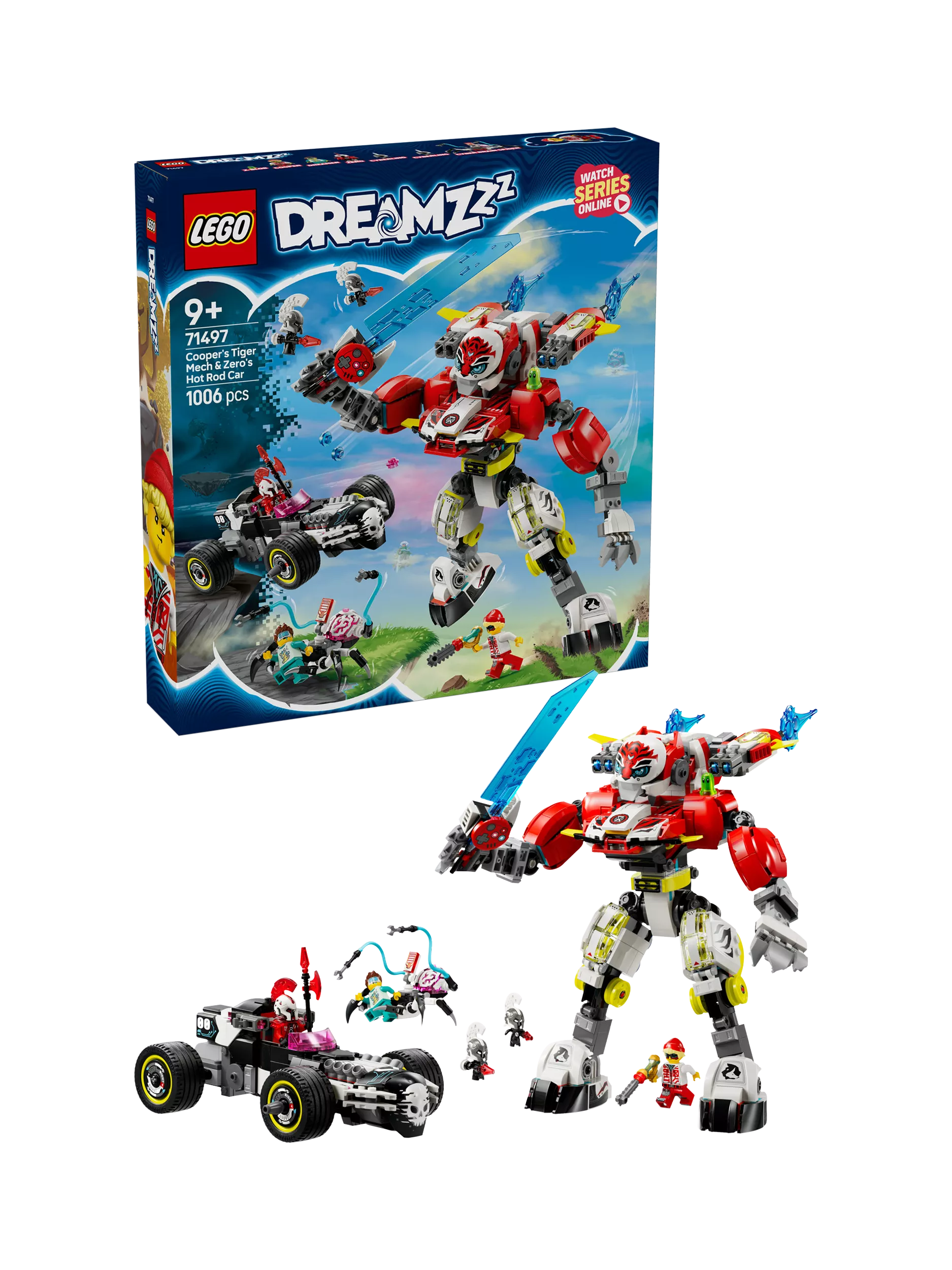 LEGO DREAMZzz Tiger Mech Building Set 71497, UK version