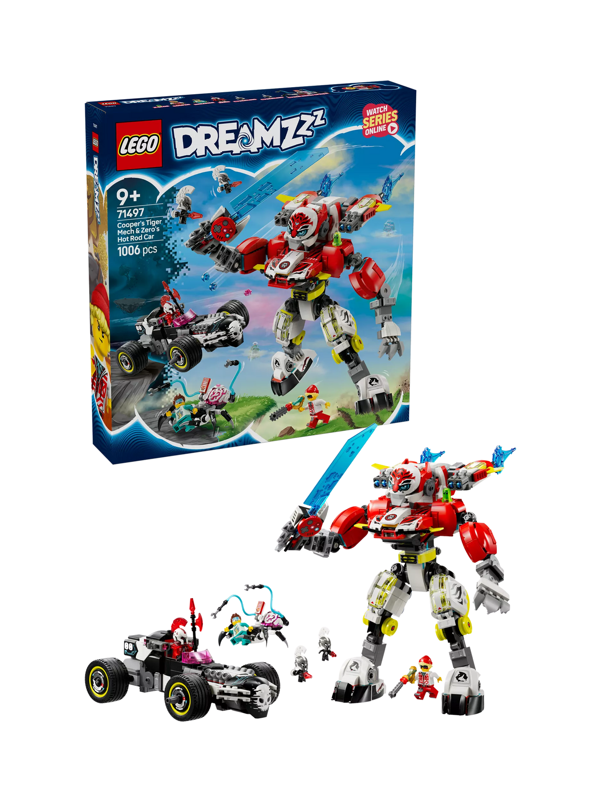 LEGO DREAMZzz Tiger Mech Building Set 71497, UK version