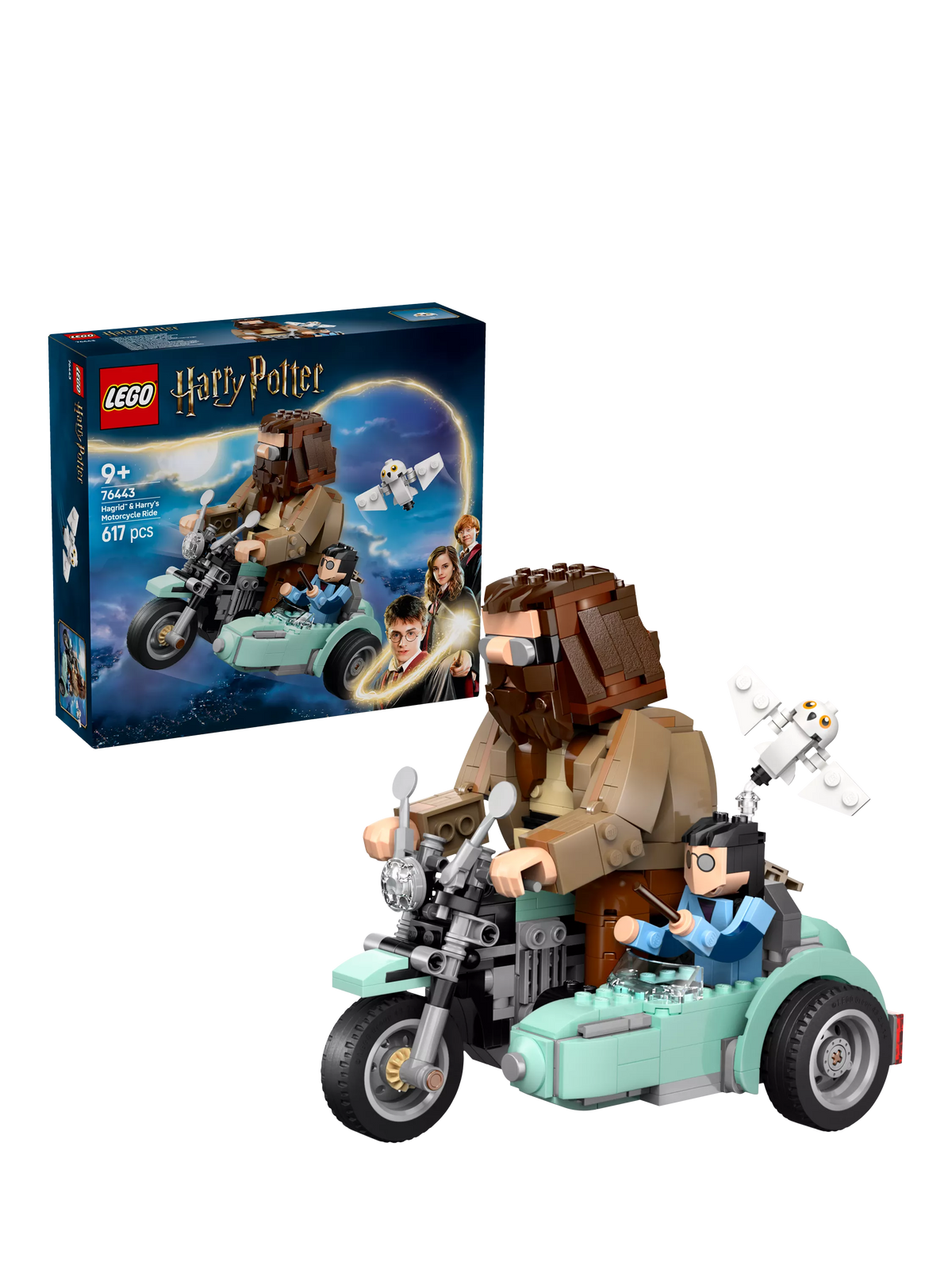 LEGO Harry Potter Hagrid & Harry's Motorcycle Ride building set, imported from the UK