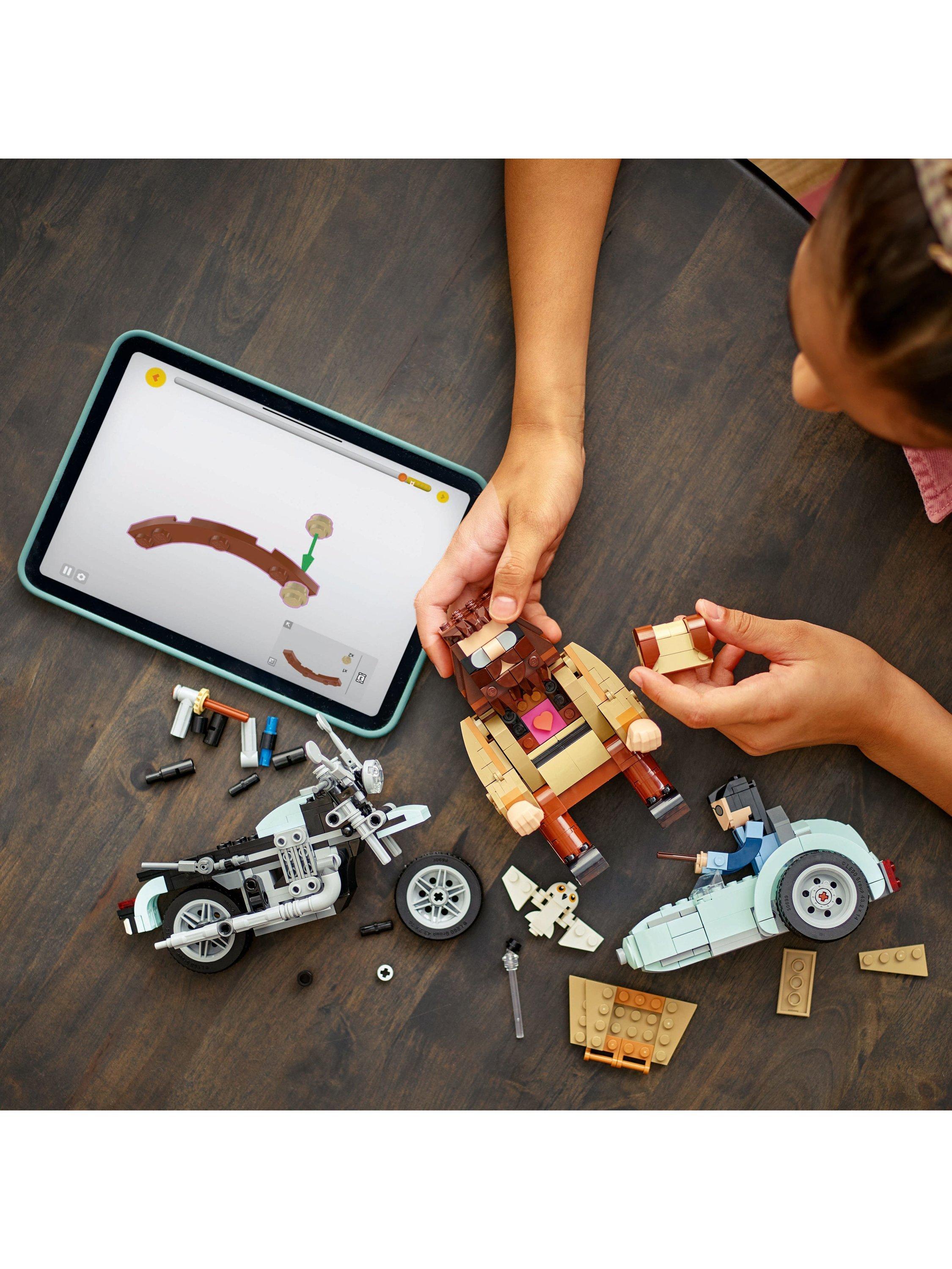 LEGO Harry Potter Hagrid & Harry's Motorcycle Ride building set, imported from the UK