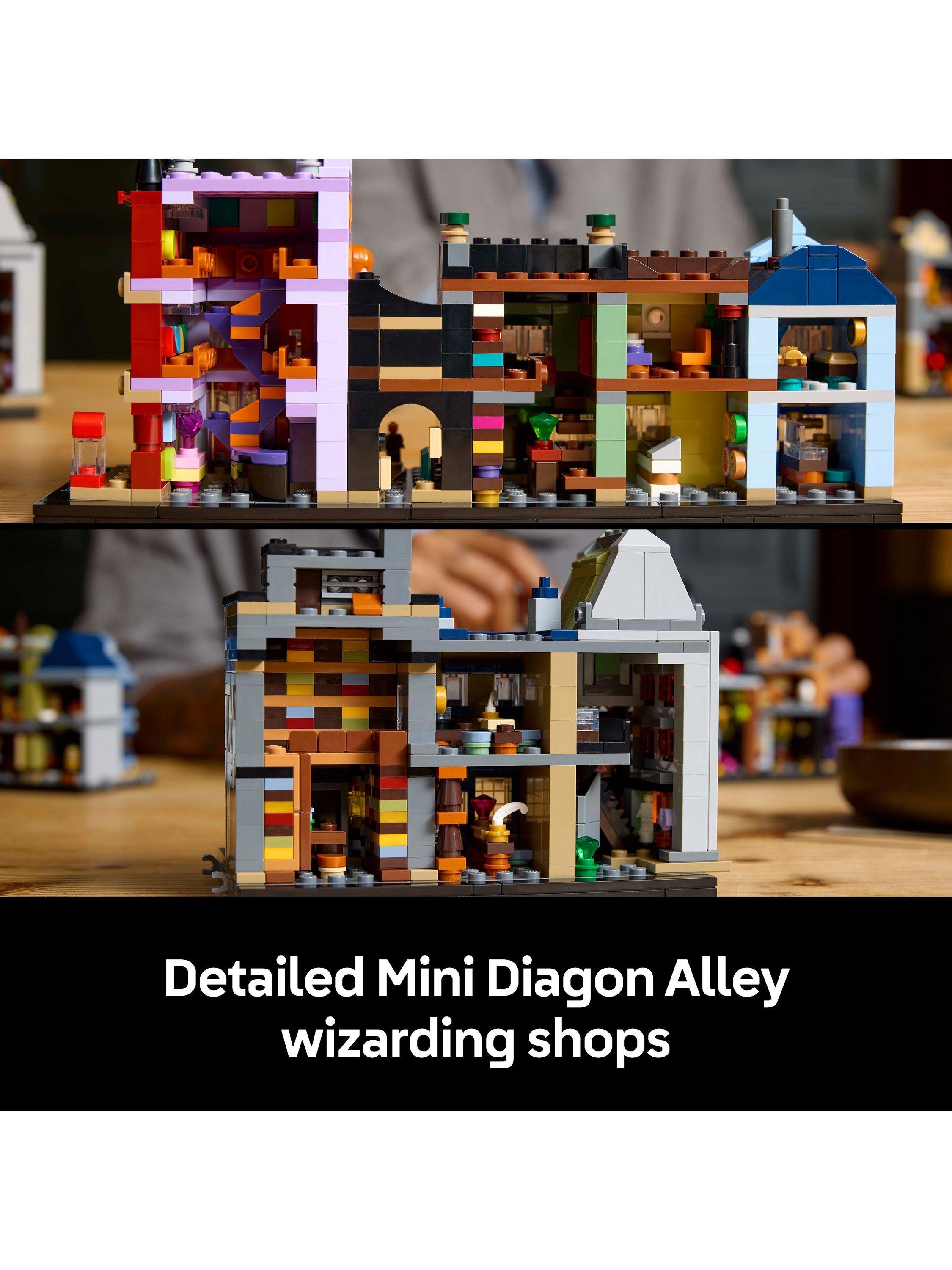 Lego Harry Potter Diagon Alley Wizarding Shops Set 76444, UK version