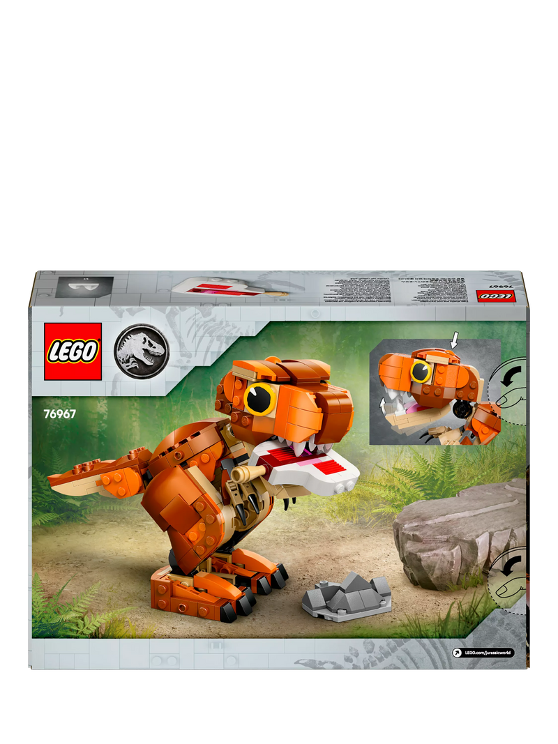 LEGO Little Eatie T. rex dinosaur toy 76967, imported from the UK