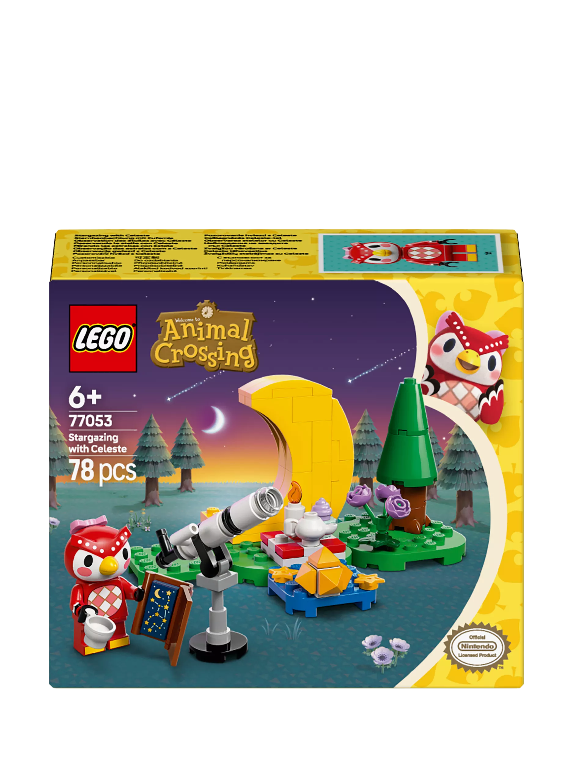 LEGO Animal Crossing Stargazing with Celeste Building Kit, UK version