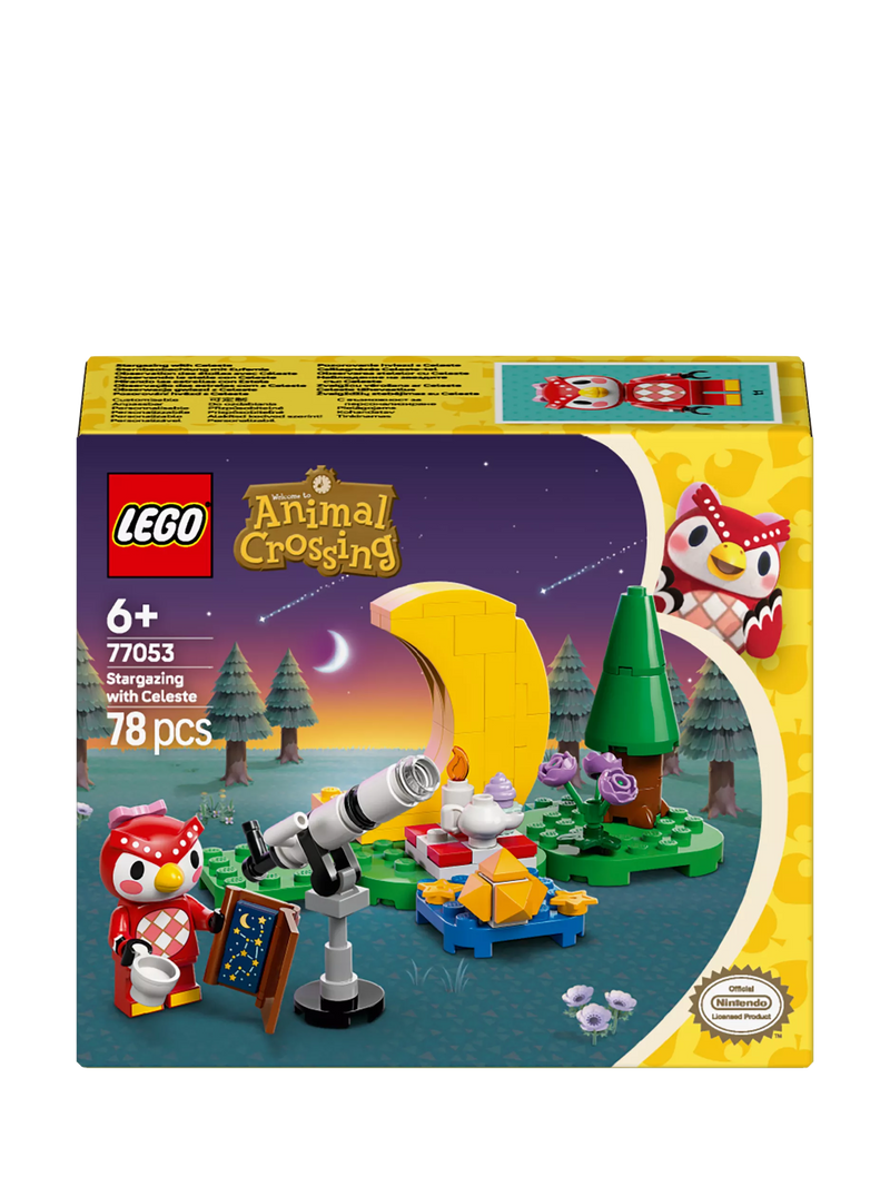 LEGO Animal Crossing Stargazing with Celeste Building Kit, UK version