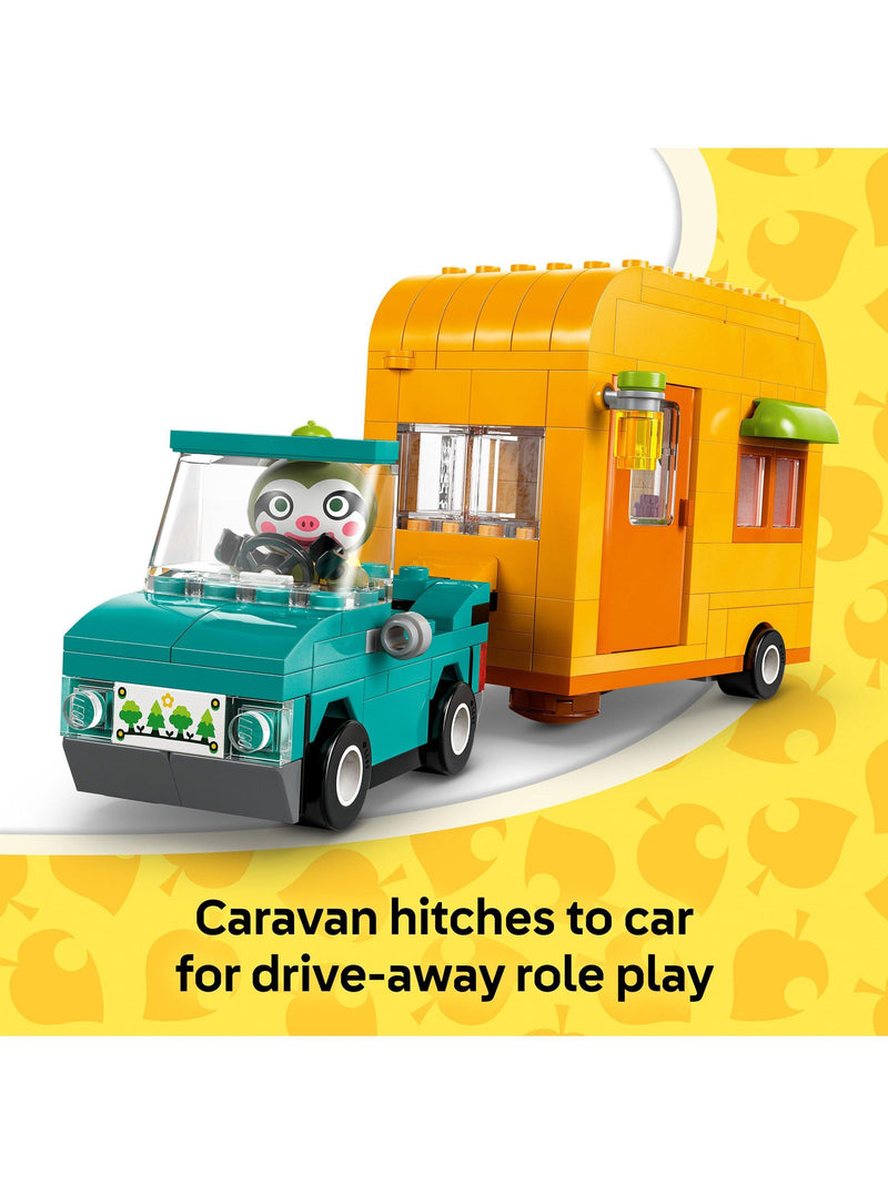 LEGO Animal Crossing caravan and garden shop toy set, UK version