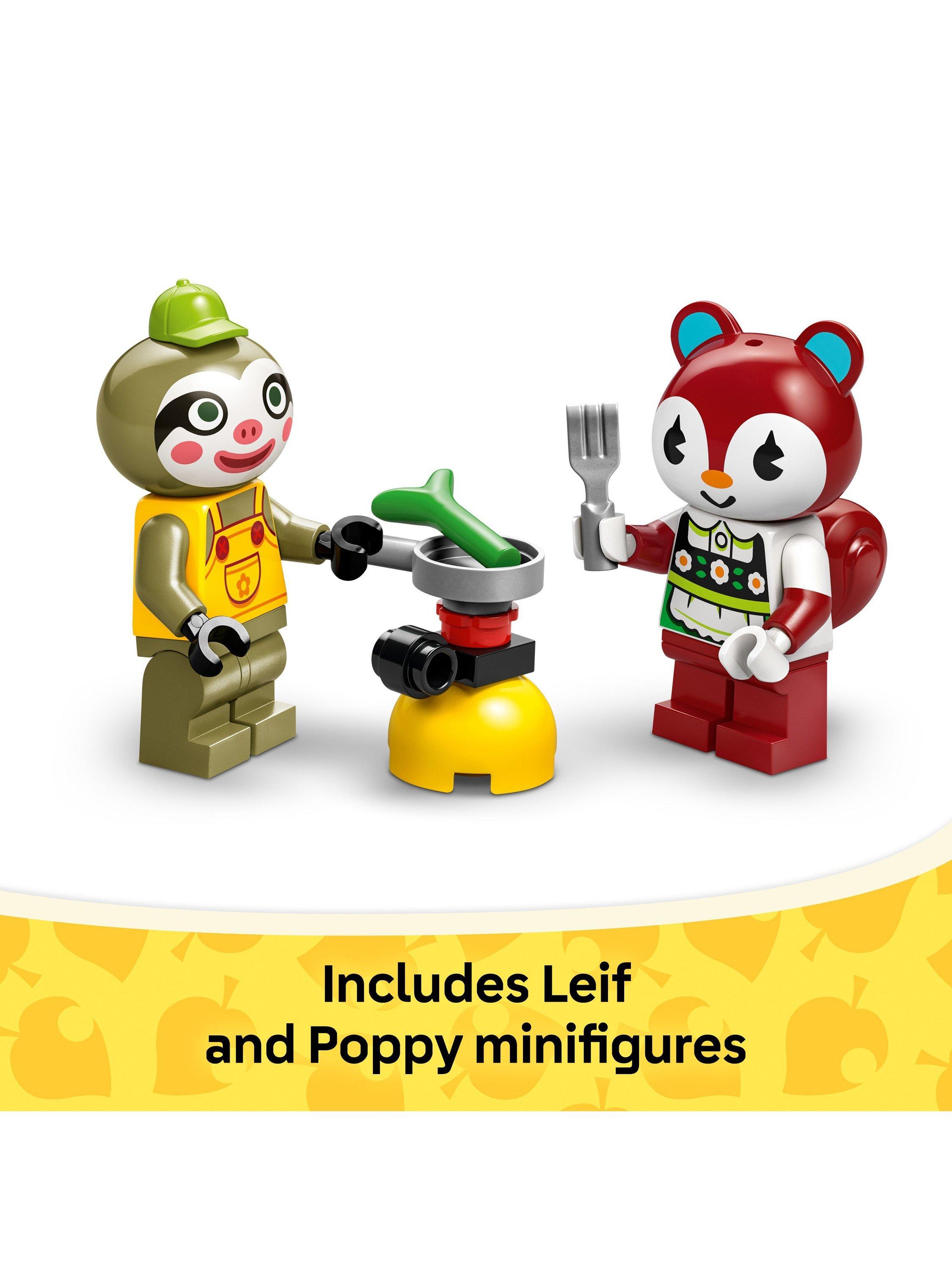 LEGO Animal Crossing caravan and garden shop toy set, UK version