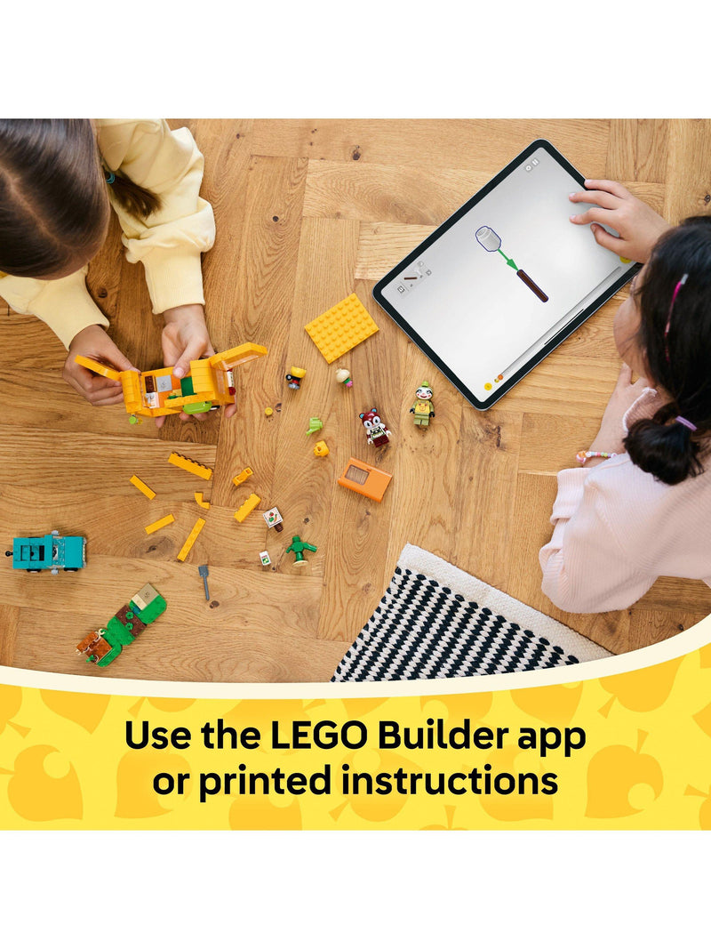 LEGO Animal Crossing caravan and garden shop toy set, UK version