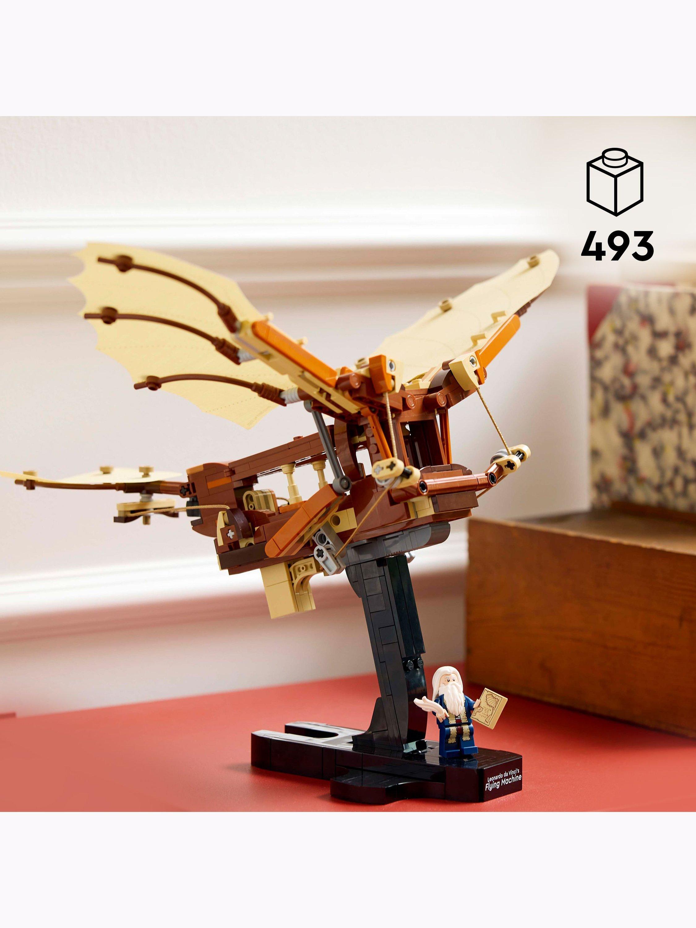 LEGO Icons Leonardo da Vinci's Flying Machine building set - British product