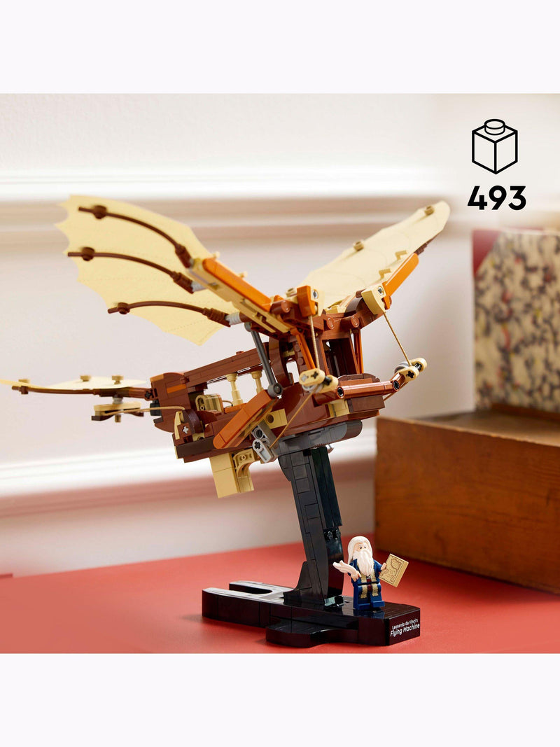 LEGO Icons Leonardo da Vinci's Flying Machine building set - British product