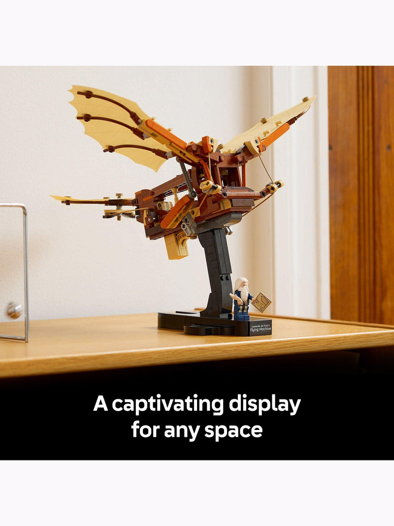LEGO Icons Leonardo da Vinci's Flying Machine building set - British product