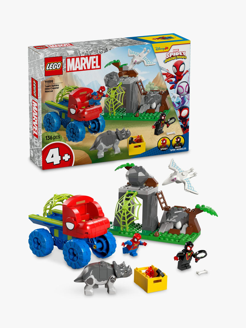 Lego Marvel Spidey And His Amazing Friends Team Spidey Dino Crawler Rescue 11199