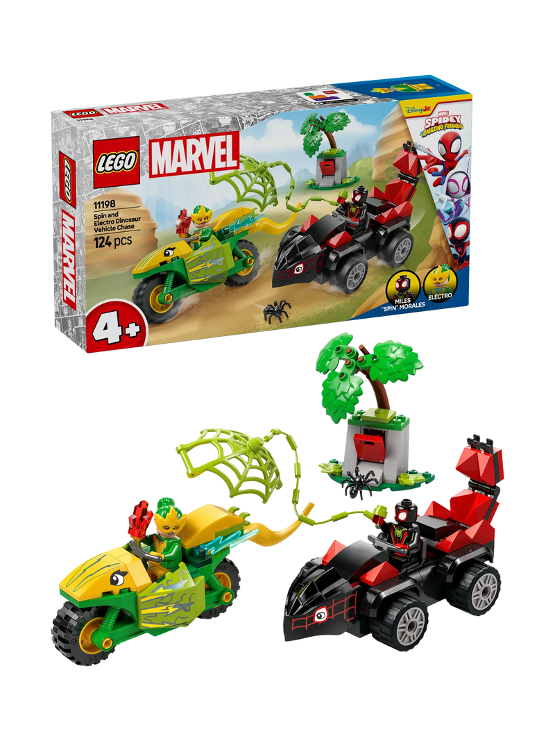 LEGO Marvel Spidey Dinosaur Vehicle Chase building set, UK version