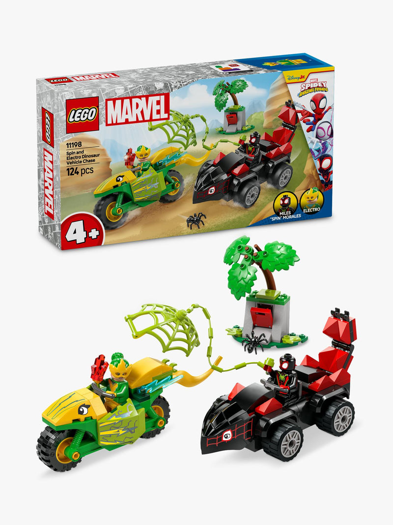 LEGO Marvel Spidey Dinosaur Vehicle Chase building set, UK version
