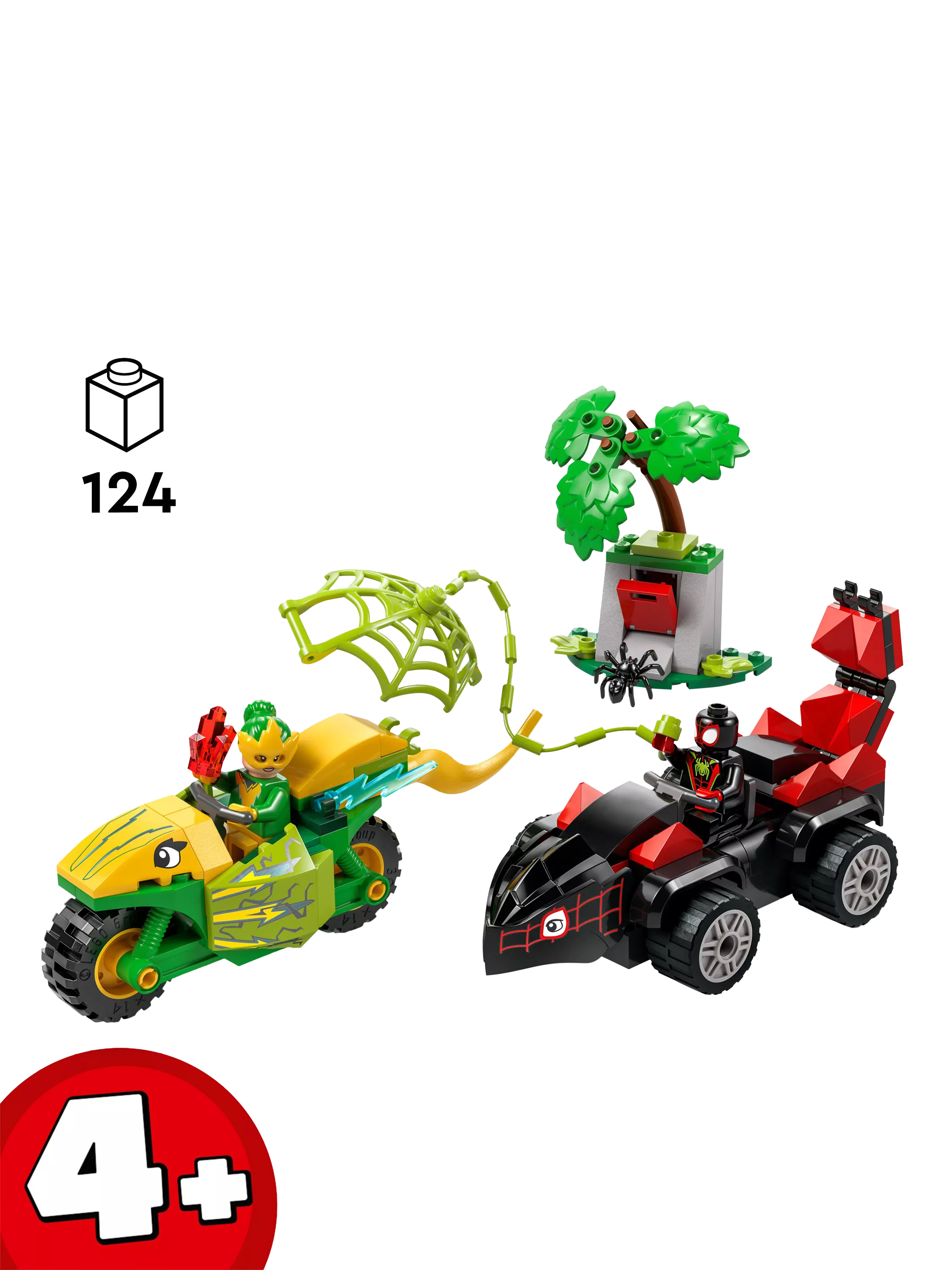 LEGO Marvel Spidey Dinosaur Vehicle Chase building set, UK version