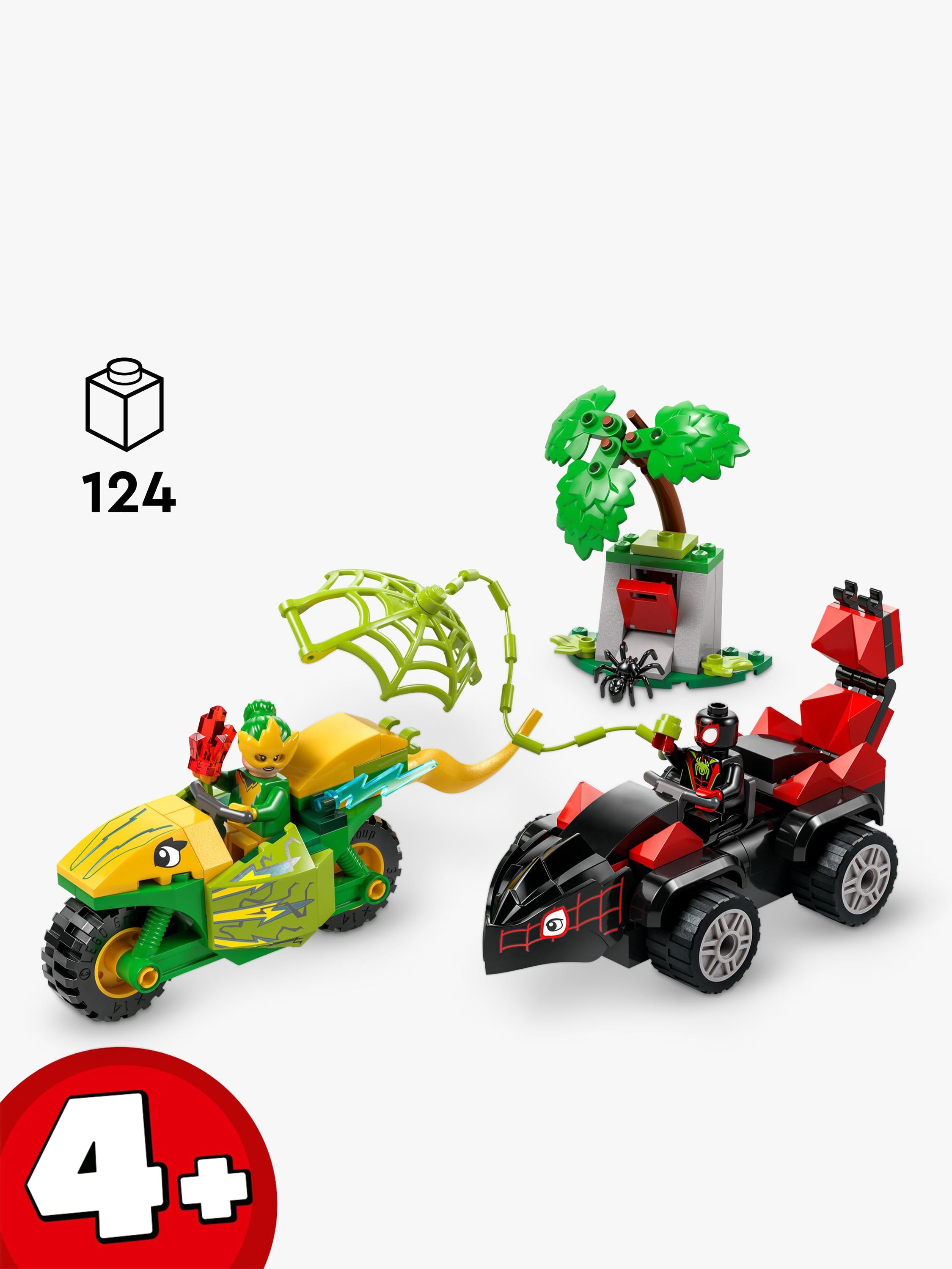 LEGO Marvel Spidey Dinosaur Vehicle Chase building set, UK version