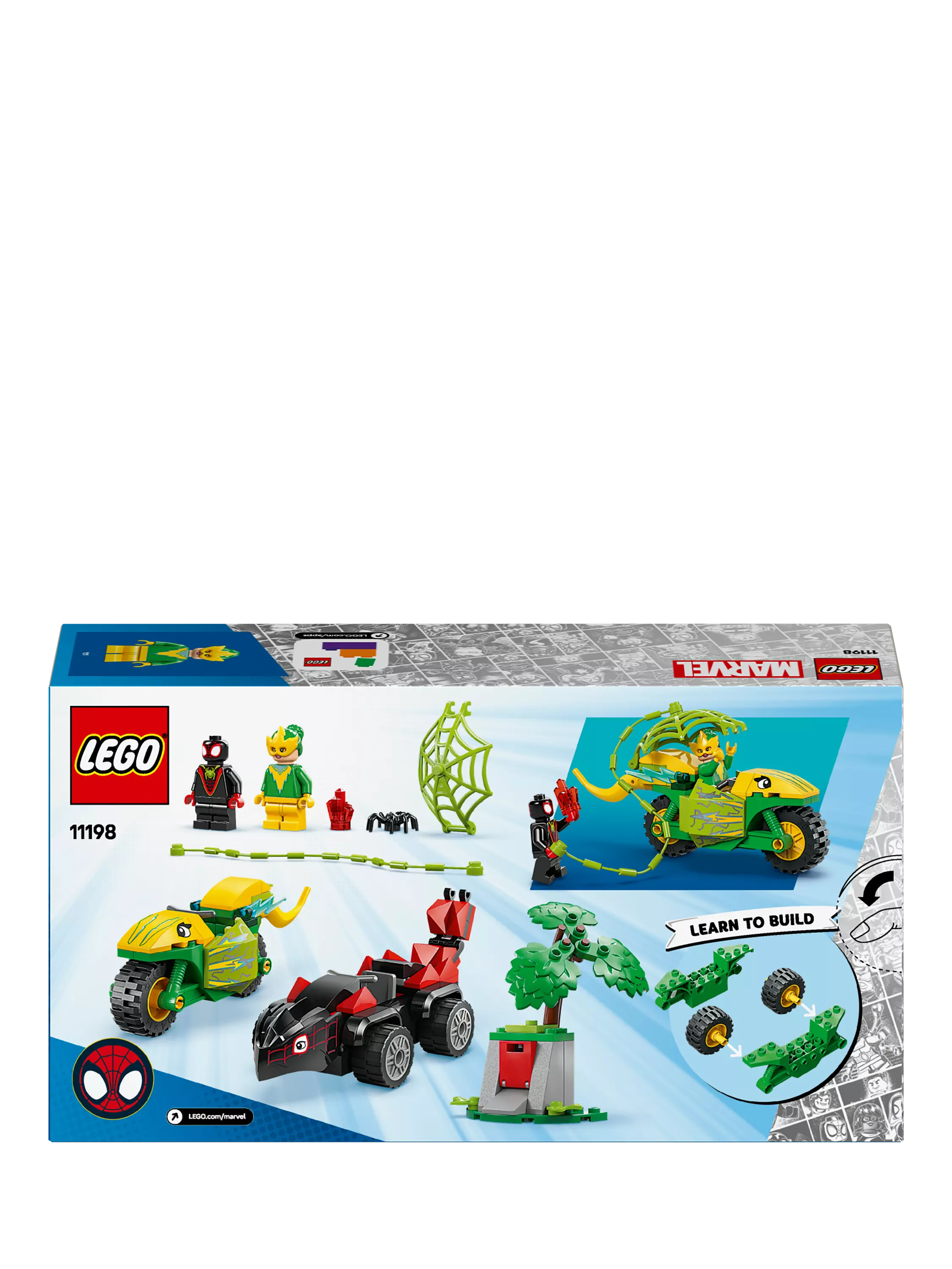 LEGO Marvel Spidey Dinosaur Vehicle Chase building set, UK version