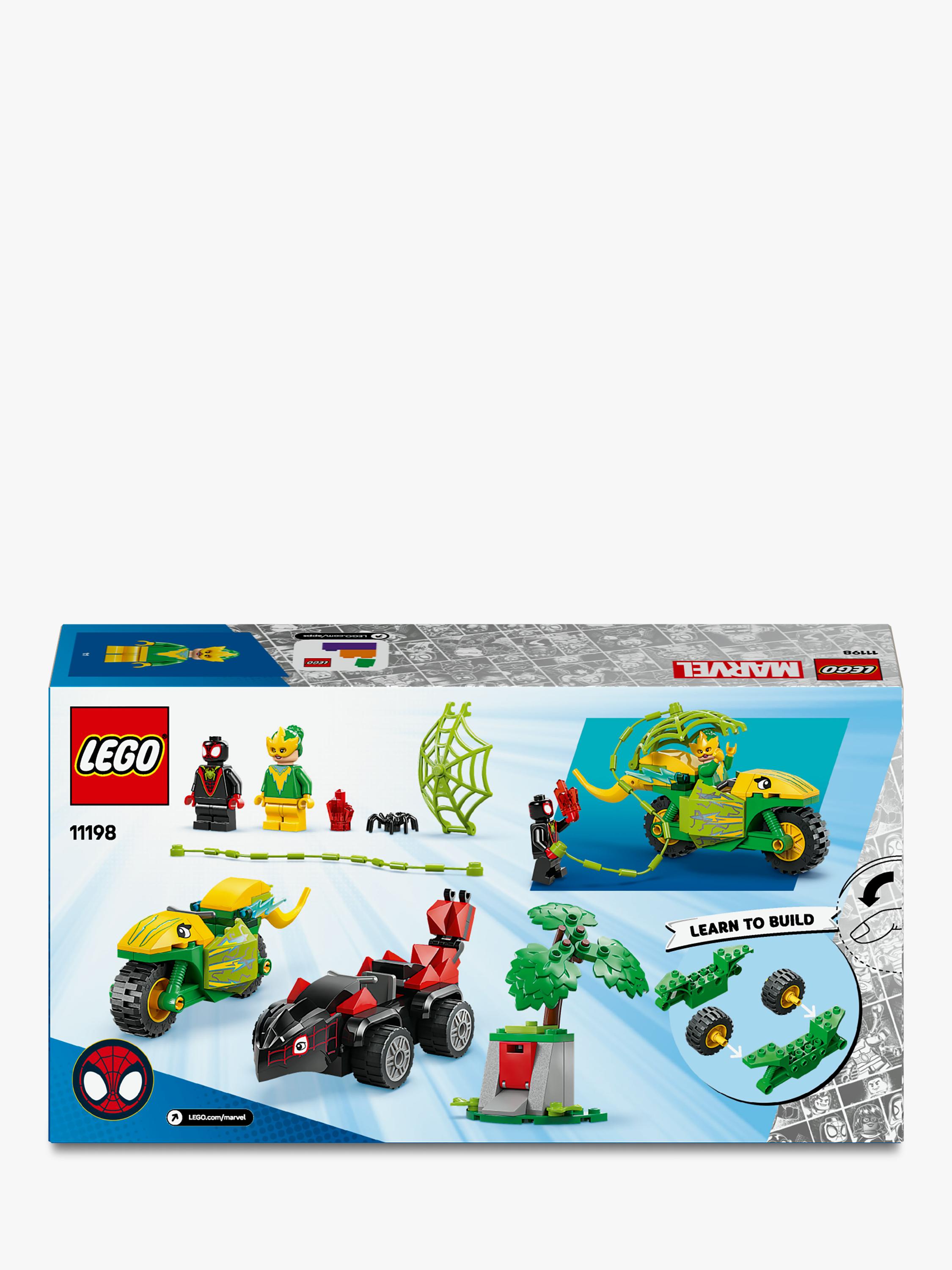LEGO Marvel Spidey Dinosaur Vehicle Chase building set, UK version