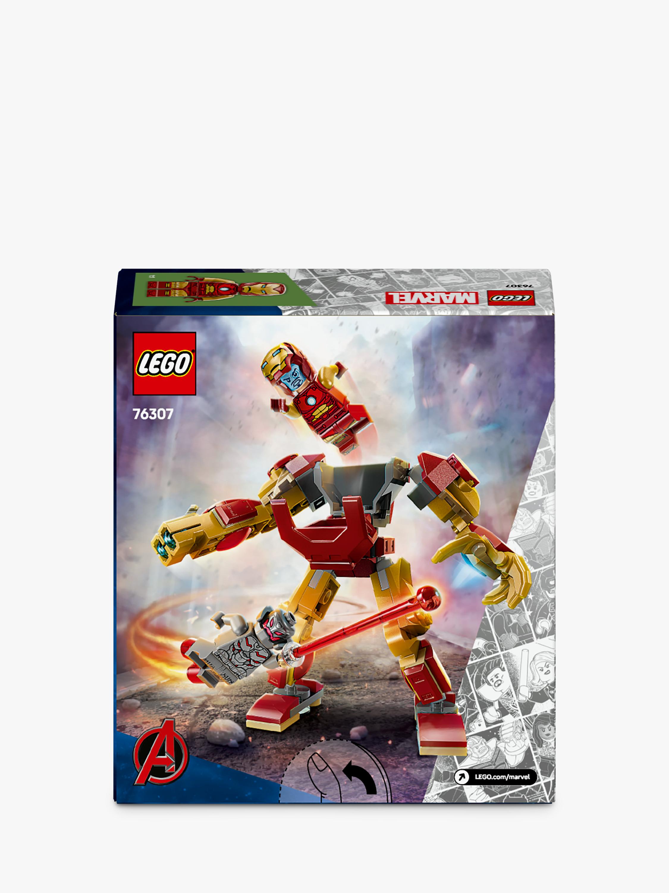 LEGO Iron Man Mech vs Ultron building toy set 101 pieces UK version