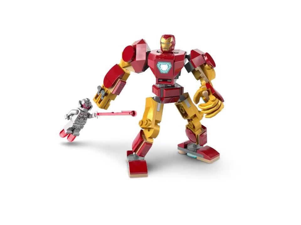 LEGO Iron Man Mech vs Ultron building toy set 101 pieces UK version
