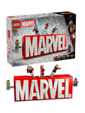 LEGO Marvel Logo & Minifigures building toy set, UK version