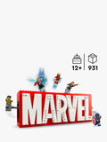 LEGO Marvel Logo & Minifigures building toy set, UK version