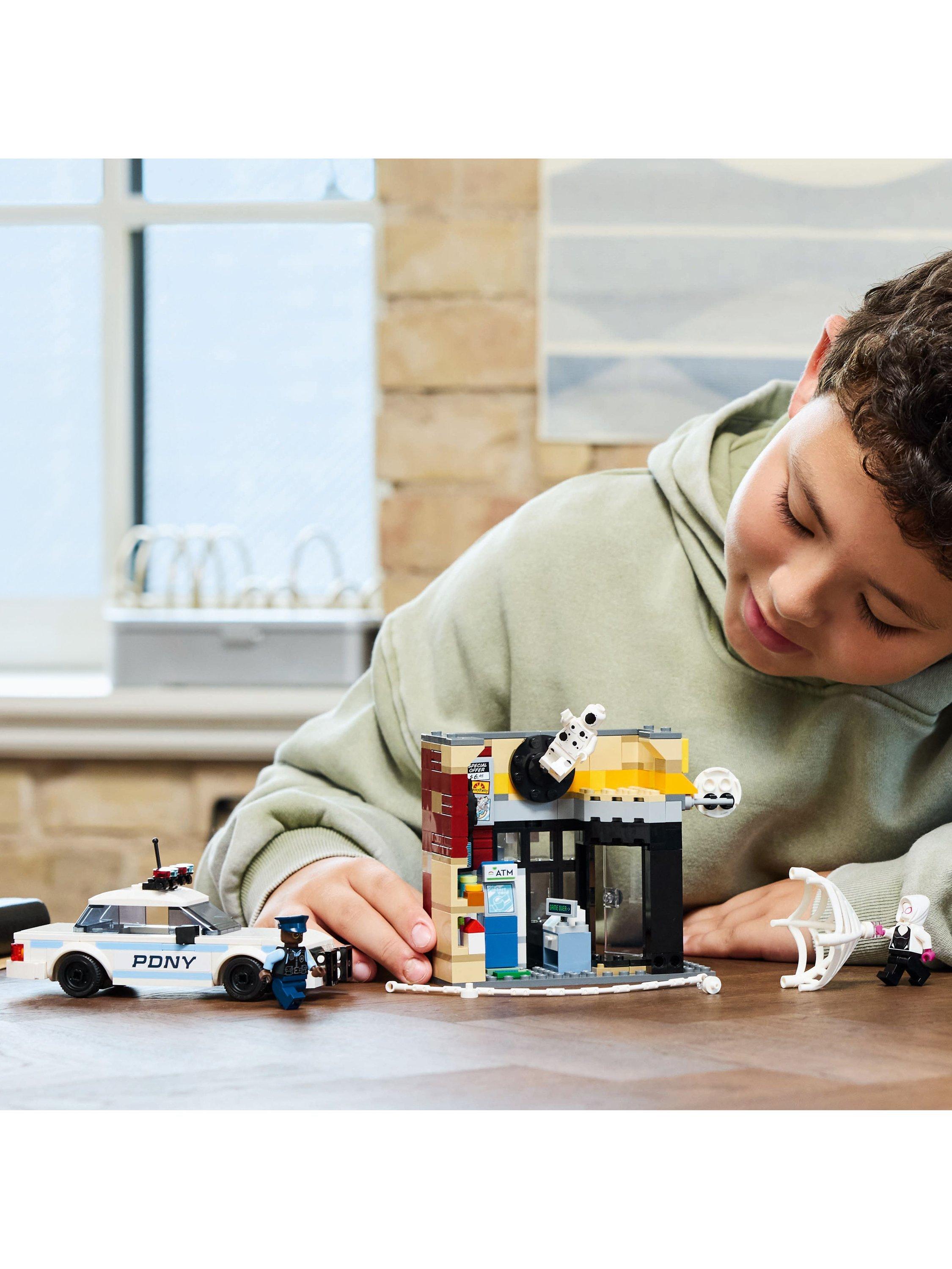 LEGO Marvel Spider-Verse Miles Morales vs The Spot building toy set, UK version