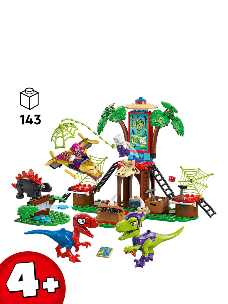 LEGO Marvel Spidey and Gobby's Raptor Battle at Tree House HQ playset, UK version