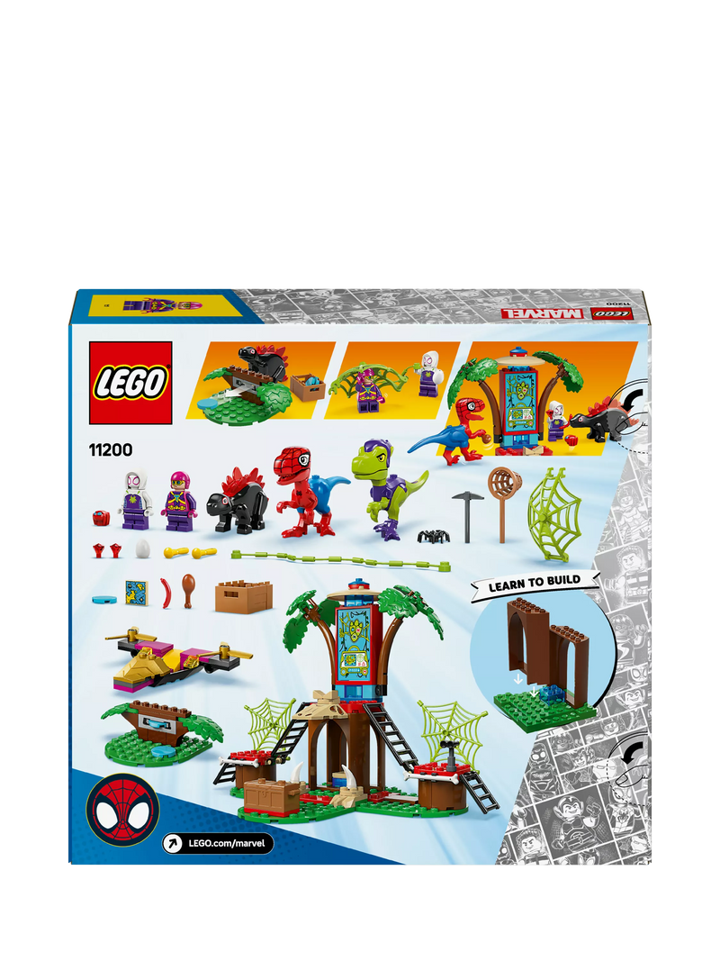 LEGO Marvel Spidey and Gobby's Raptor Battle at Tree House HQ playset, UK version