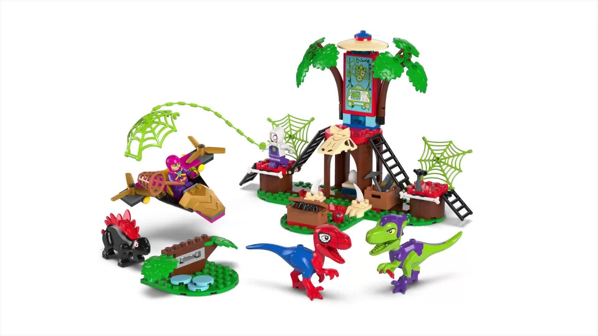 LEGO Marvel Spidey and Gobby's Raptor Battle at Tree House HQ playset, UK version