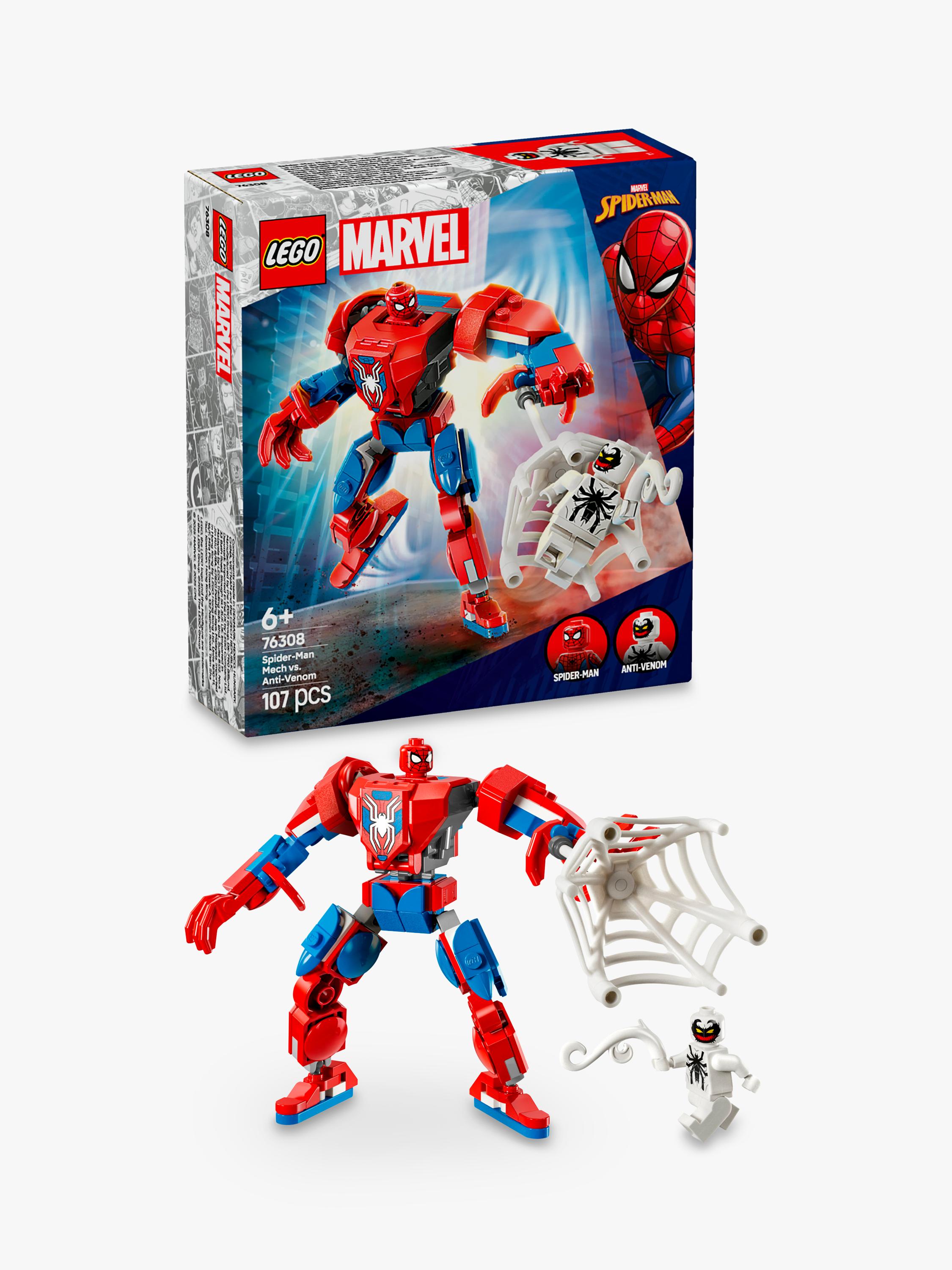 Lego Marvel Spider-Man Mech vs. Anti-Venom Playset, UK version