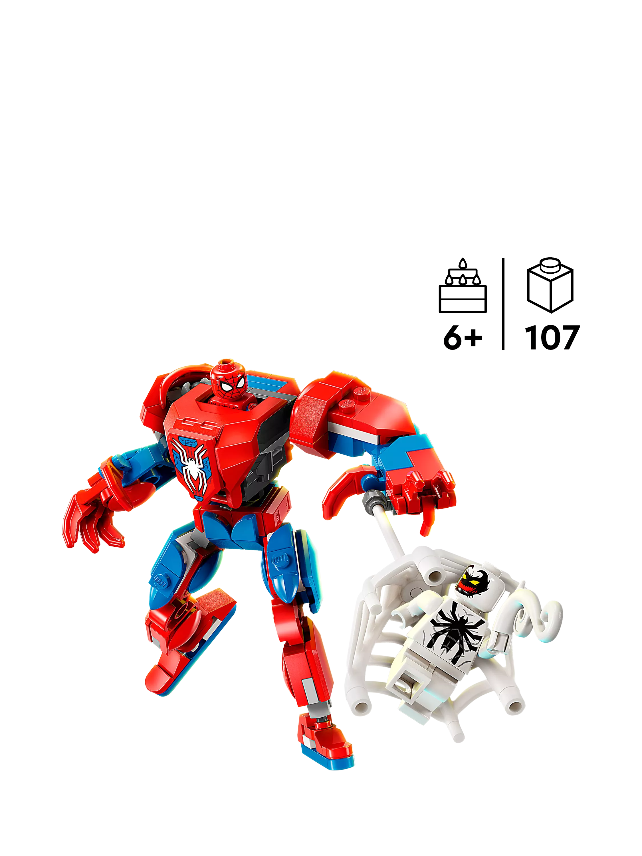 Lego Marvel Spider-Man Mech vs. Anti-Venom Playset, UK version