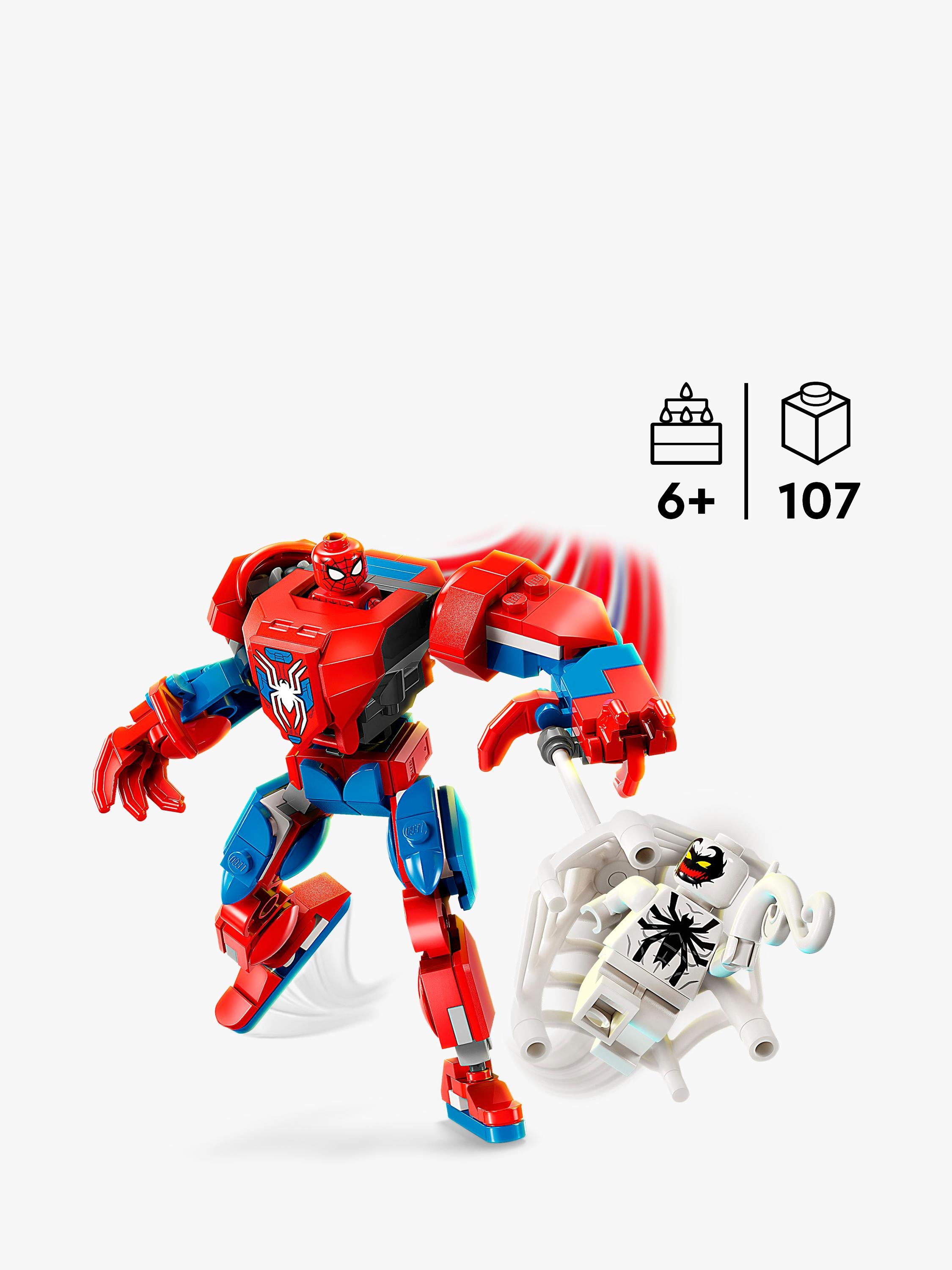 Lego Marvel Spider-Man Mech vs. Anti-Venom Playset, UK version