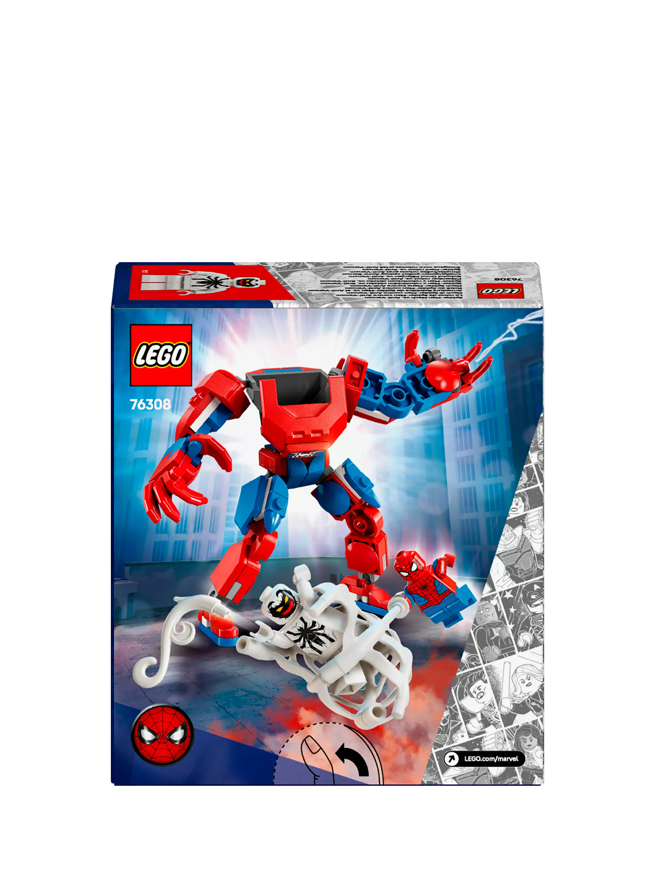 Lego Marvel Spider-Man Mech vs. Anti-Venom Playset, UK version