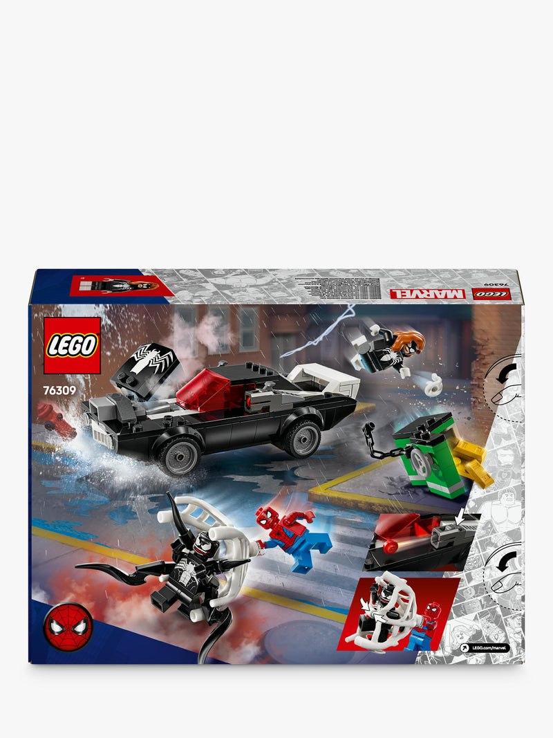 LEGO Marvel Spider-Man vs. Venom Muscle Car Playset 76309, UK version