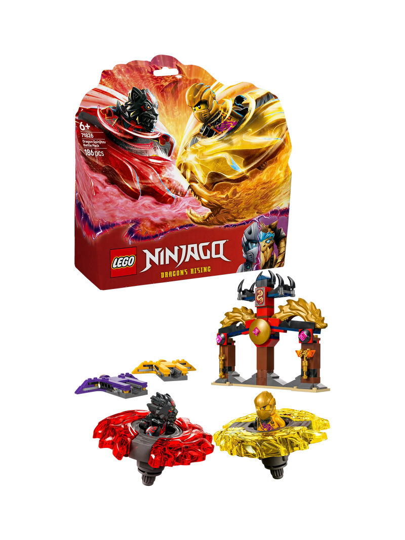 LEGO Ninjago Dragon Spinjitzu Battle Pack building toy set, UK version
